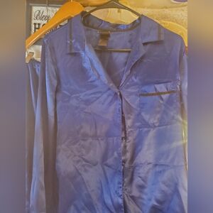 Satin Blue Pajama Set Final Price